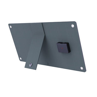 NORDRIDE Pulse Solar-Panel – 7 W, USB-A 5 V/1,2 A, Monokristallin, IP65, 152×32×290 mm, Schwarz