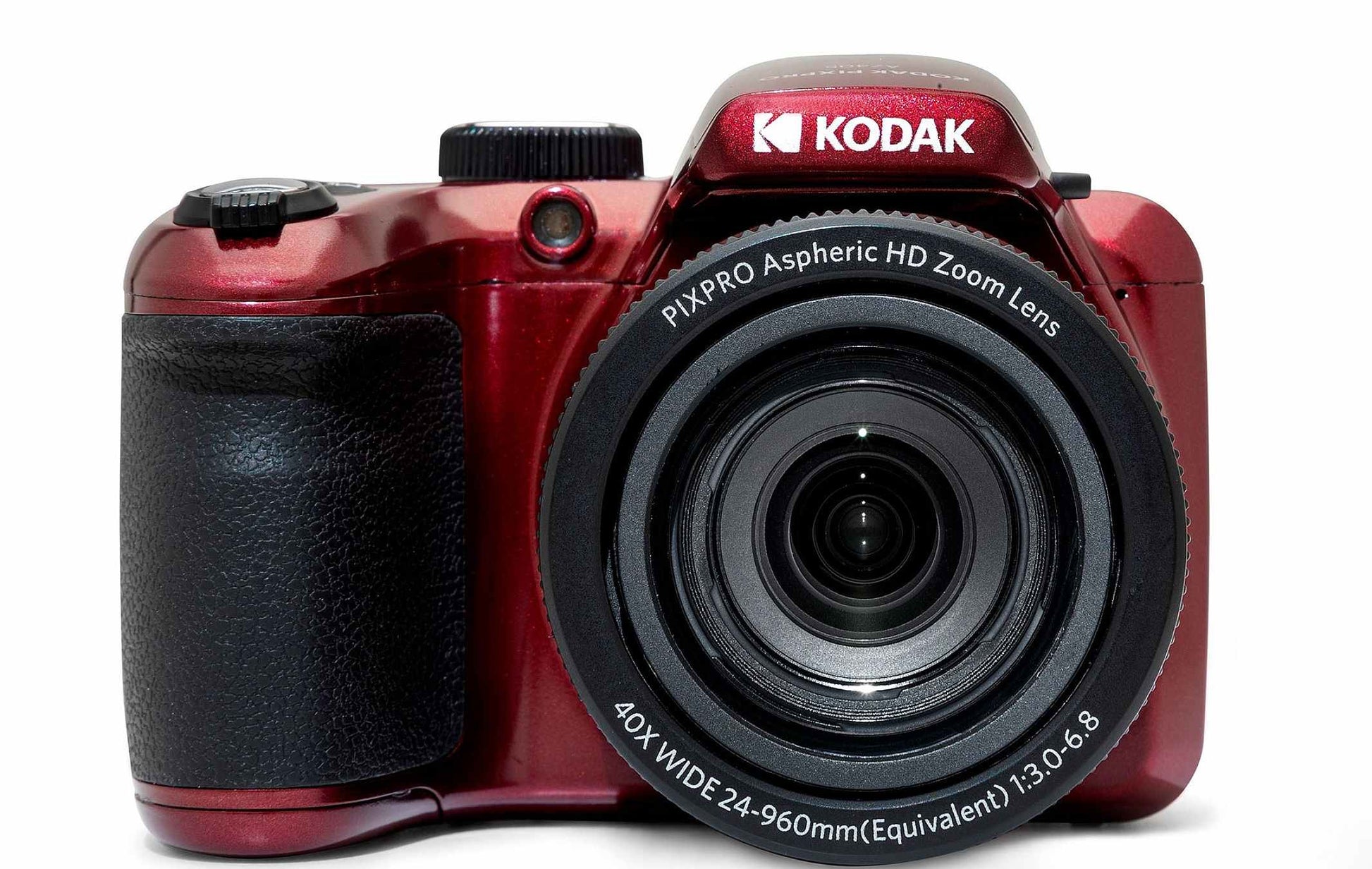 Kodak AZ405 – Bridgekamera, 40× optischer Zoom, 20,68 MP, 1080p, Rot