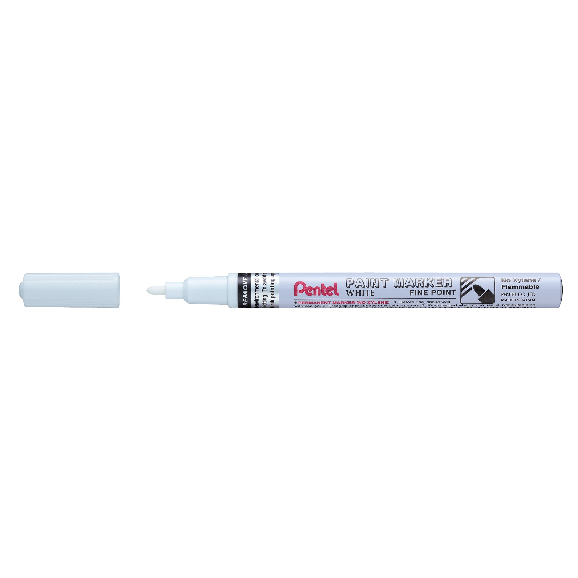 Pentel MSP10 Paint Marker – Rundspitze 1,0 mm – Weiss