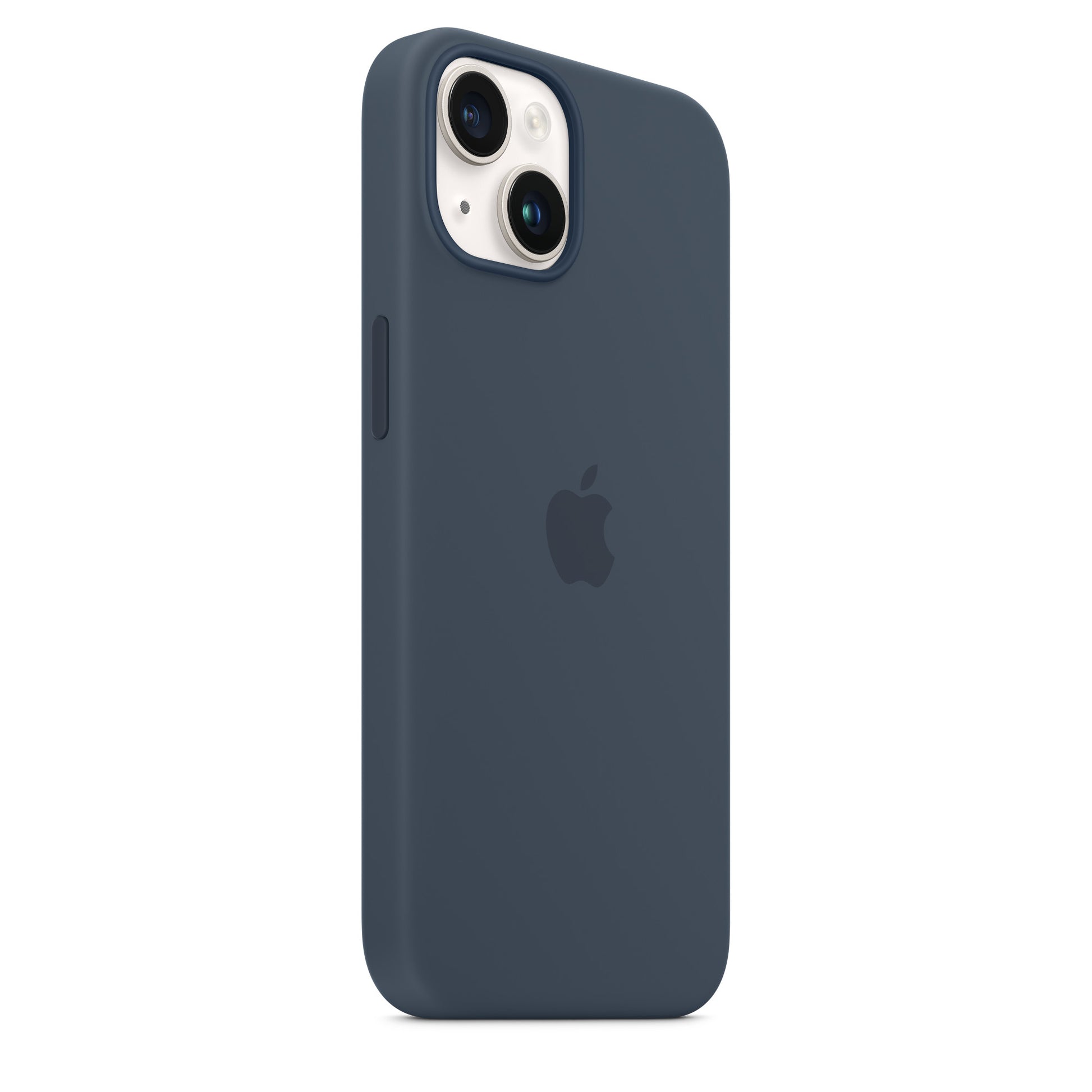 Apple Backcover – für Apple iPhone 14, MagSafe, Silikon+Mikrofaser, Navy