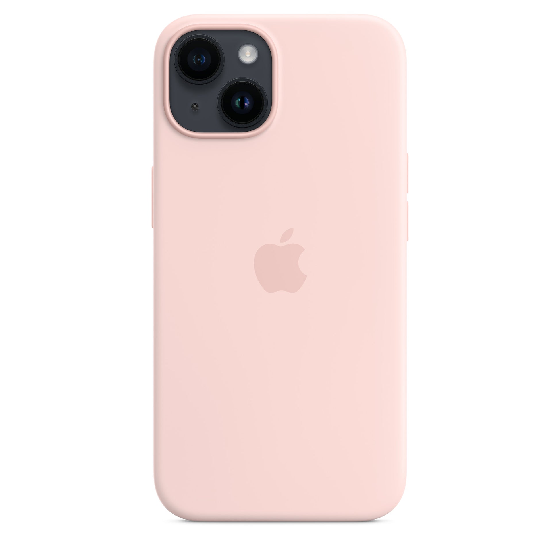Apple Backcover – für Apple iPhone 14 – Chalk Pink – Silikon – MagSafe-kompatibel
