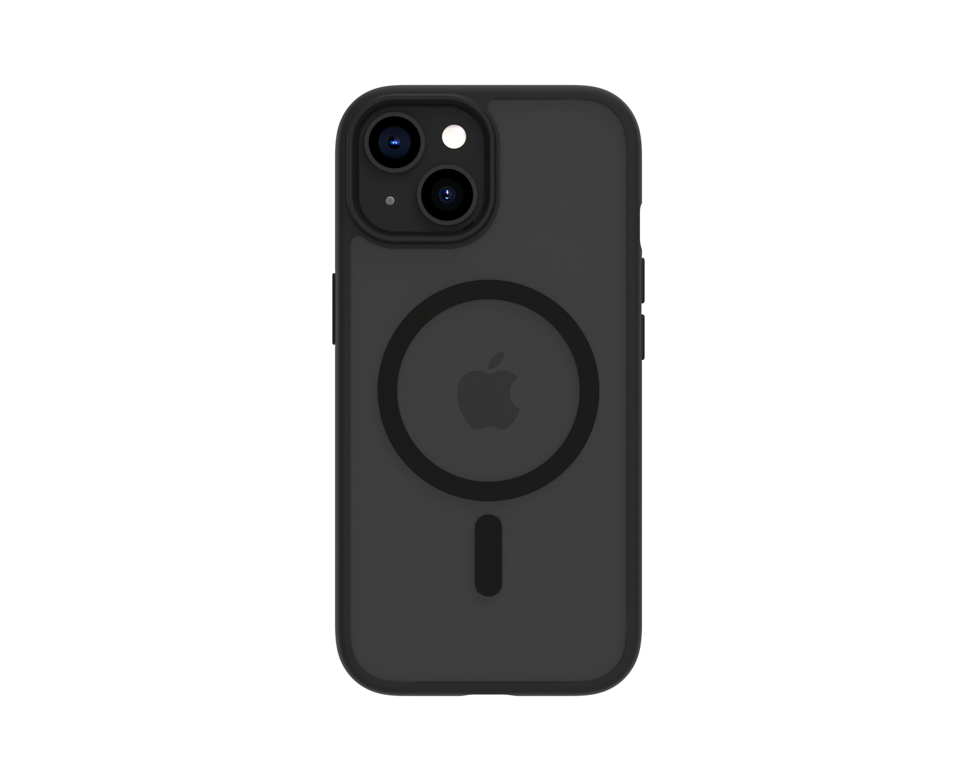 dbramante1928 Grenen MS – Backcover – für Apple iPhone 15, MagSafe, Kunststoff, Schwarz, schlagfest