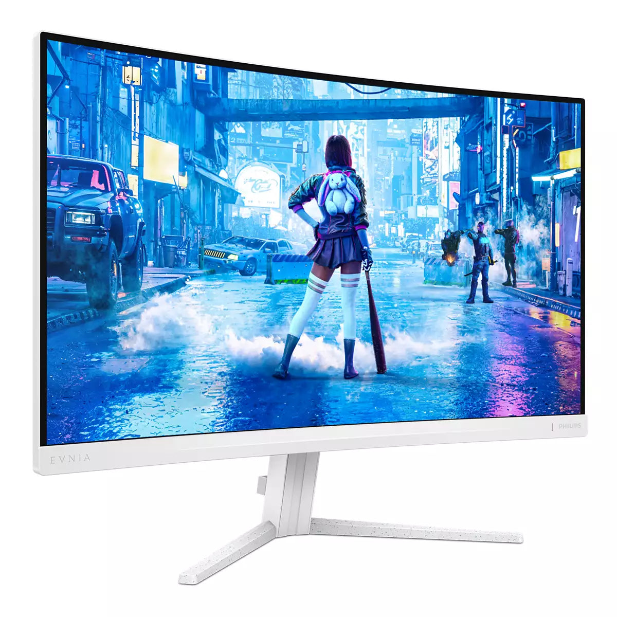 Philips 27M2C5201L/00 – Monitor, 27", VA, 180 Hz, 300 cd/m², Adaptive Sync, Gebogen, VESA 100 × 100, Weiss