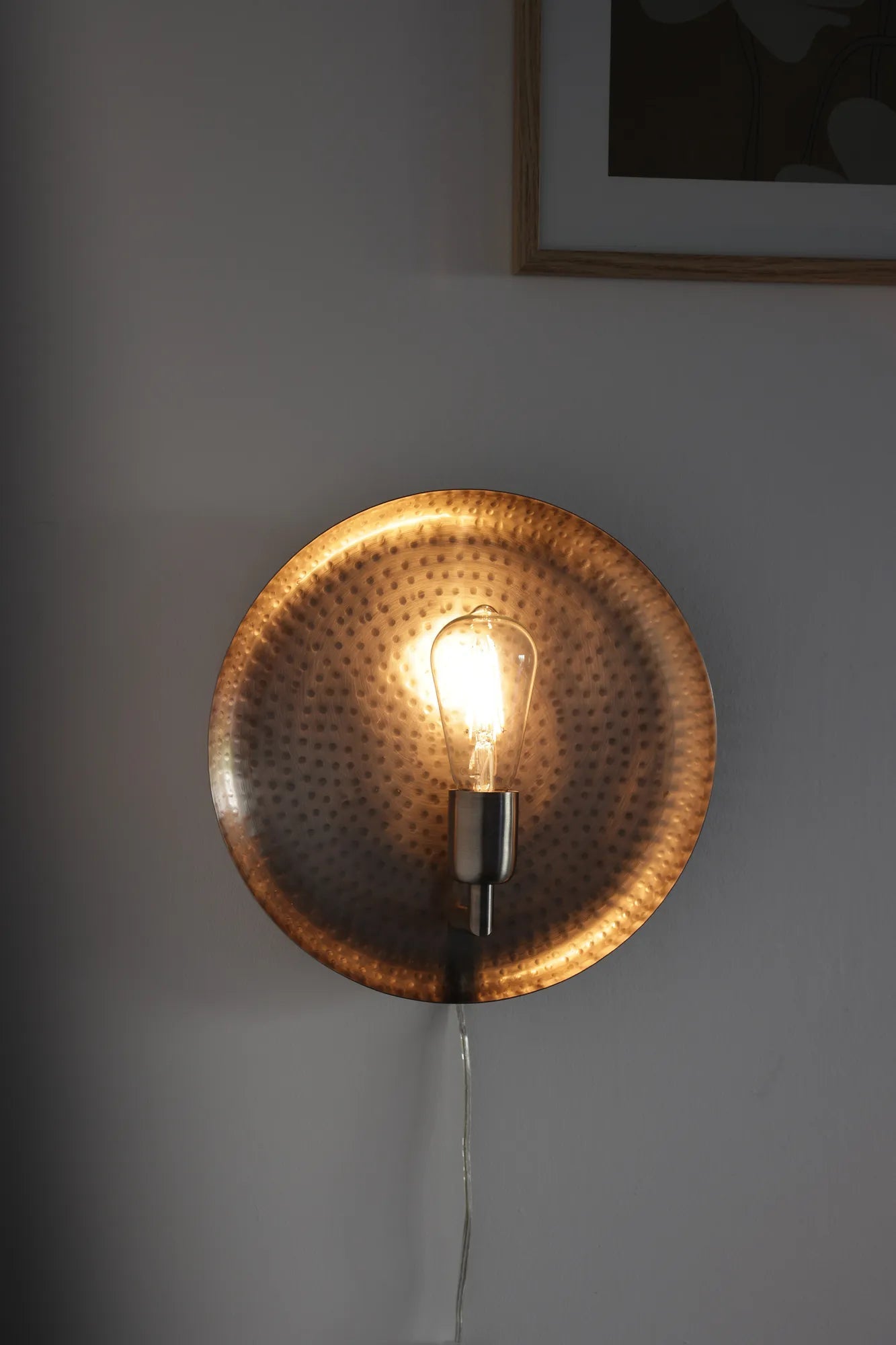 Markslöjd Wandleuchte Dolium – Ø 31 × 11 cm, 40 W, nicht dimmbar, Silber, exkl. E27