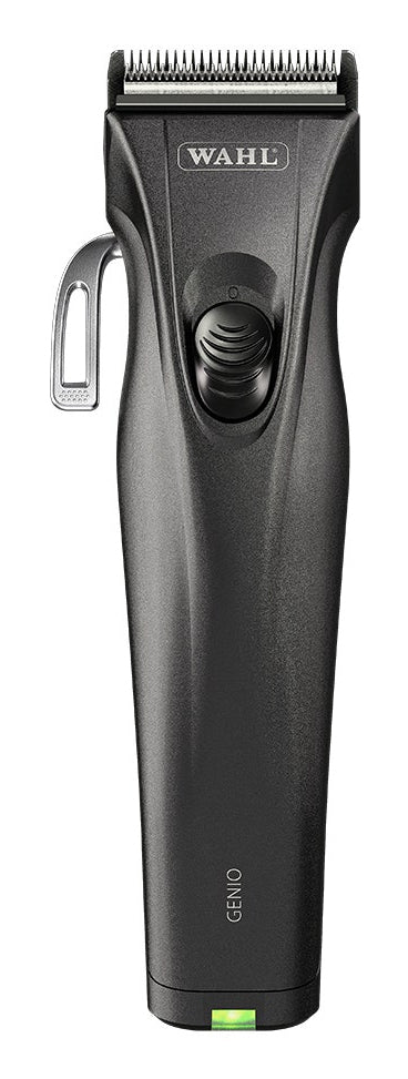 Wahl Haarschneider Genio – Akku, 120 min Laufzeit, 4,6 cm Schnittbreite – Schwarz, Karbonstahl-Klingen