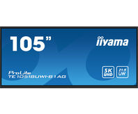 iiyama ProLite UW5K IR 50P – Interaktives Touch-Display, 105", 5120 × 2160, 450 cd/m², 24/7, Android