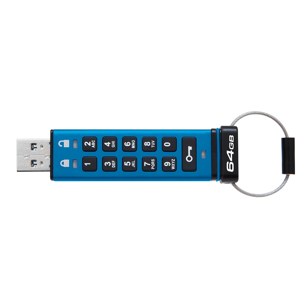 Kingston Technology Kingston IronKey Keypad 200 USB-Stick – 64 GB, AES-256, FIPS 140-3 Level 3 (ausstehend)