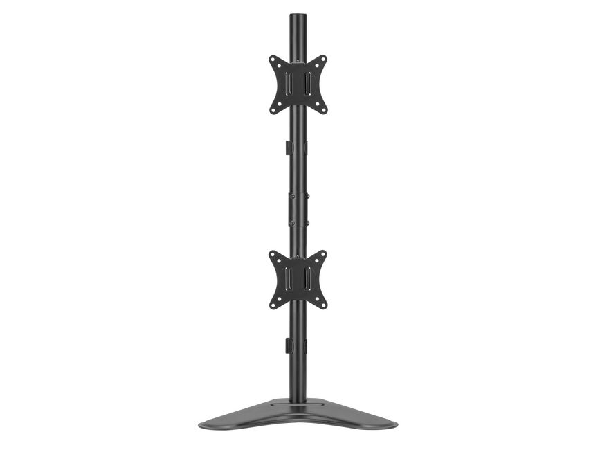 Equip 650128 – Monitor-Tischständer – 2 Monitore – 17–32″ – VESA 75×75/100×100 mm – bis 9 kg/Monitor – höhenverstellbar