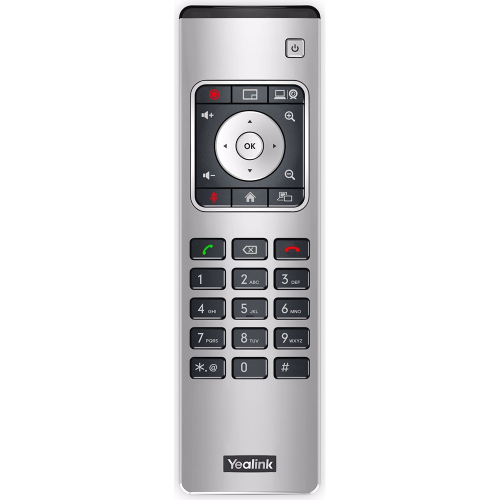 Yealink VCR11 Fernbedienung – für VC800, VC500, VC200 – Kompatibel mit Microsoft, Google