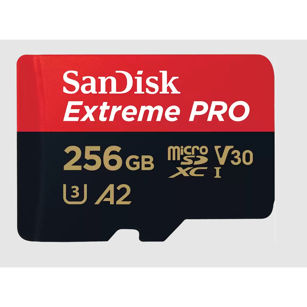 SanDisk EXTREME PRO Speichergerät – 256 GB, microSDXC, 200/140 MB/s
