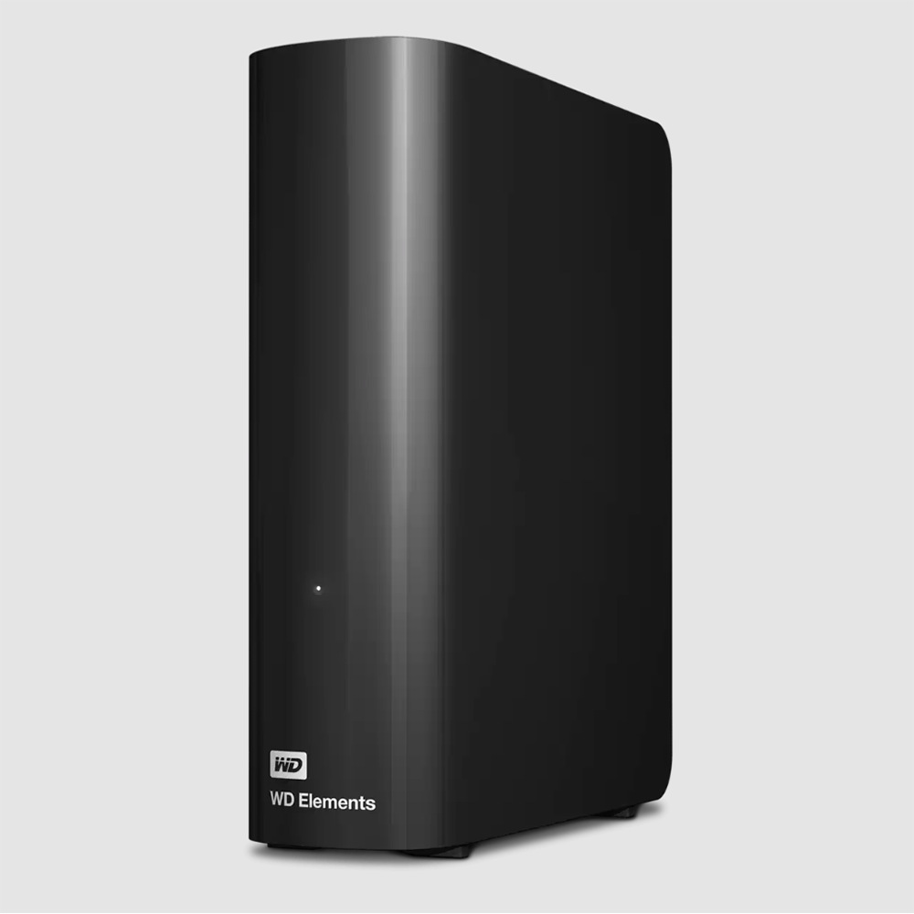Western Digital Elements Desktop Speichergerät – 22 TB, Schwarz
