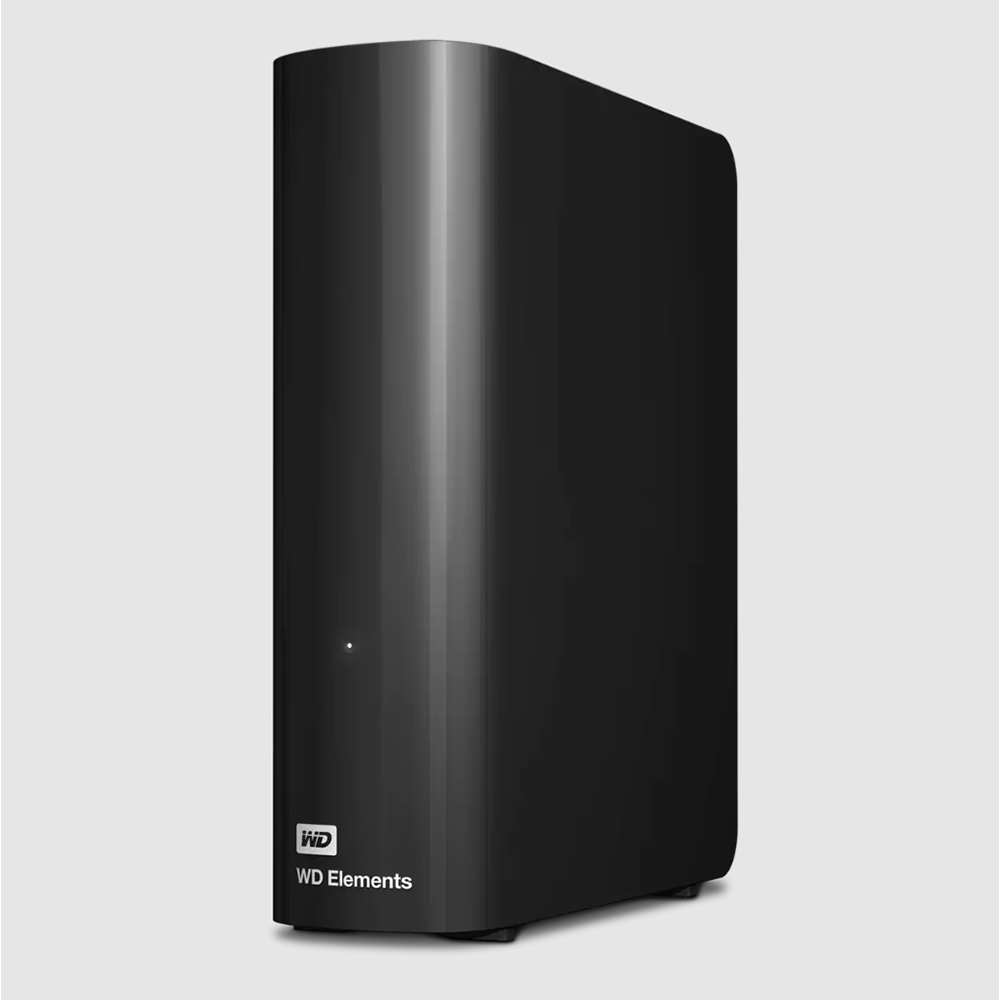 Western Digital Elements Desktop Speichergerät – 20 TB, Schwarz
