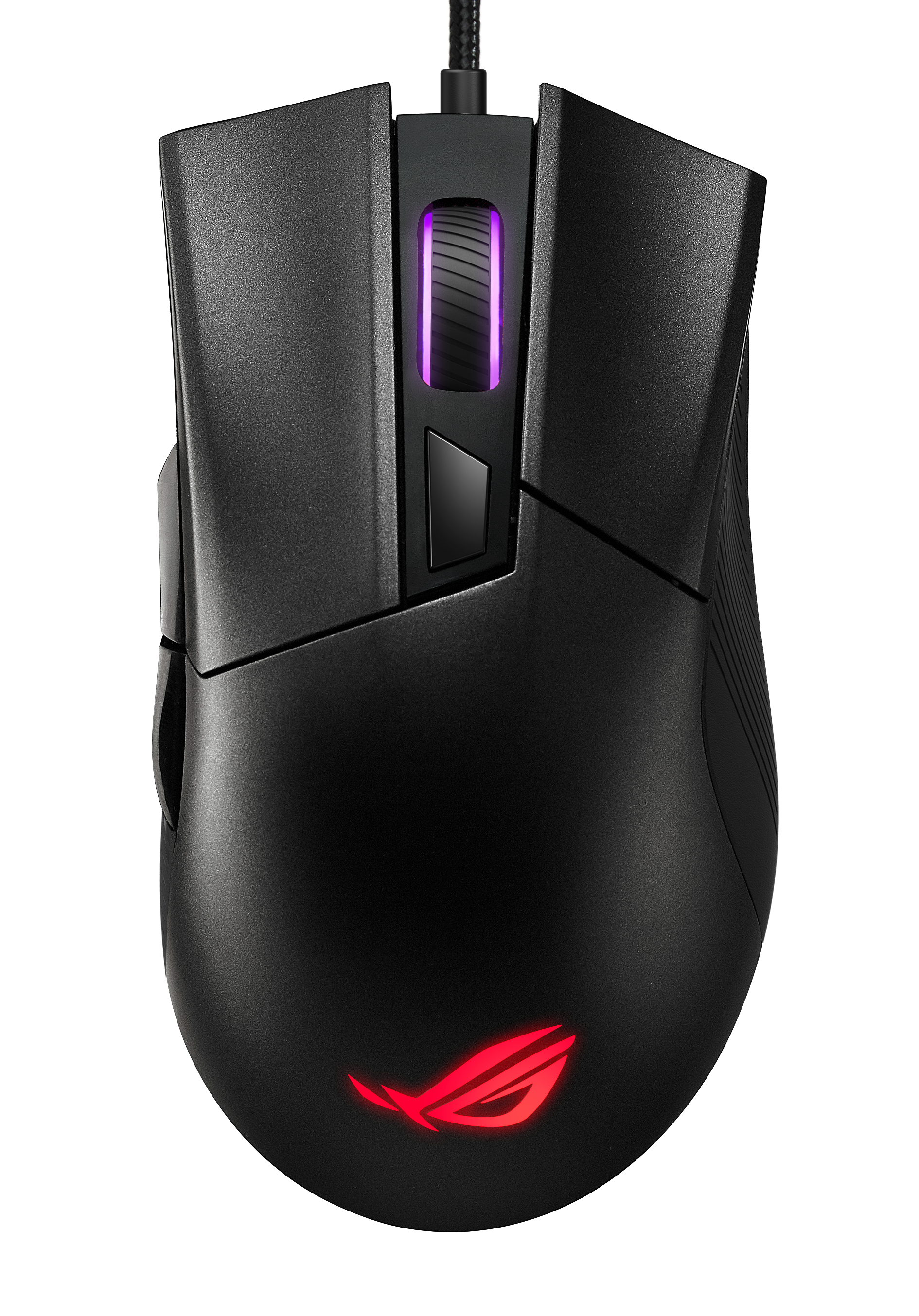 ASUS ROG Gladius II Core – Gaming-Maus – Kabelgebunden (USB-A), 6200 DPI, Rechts, Schwarz