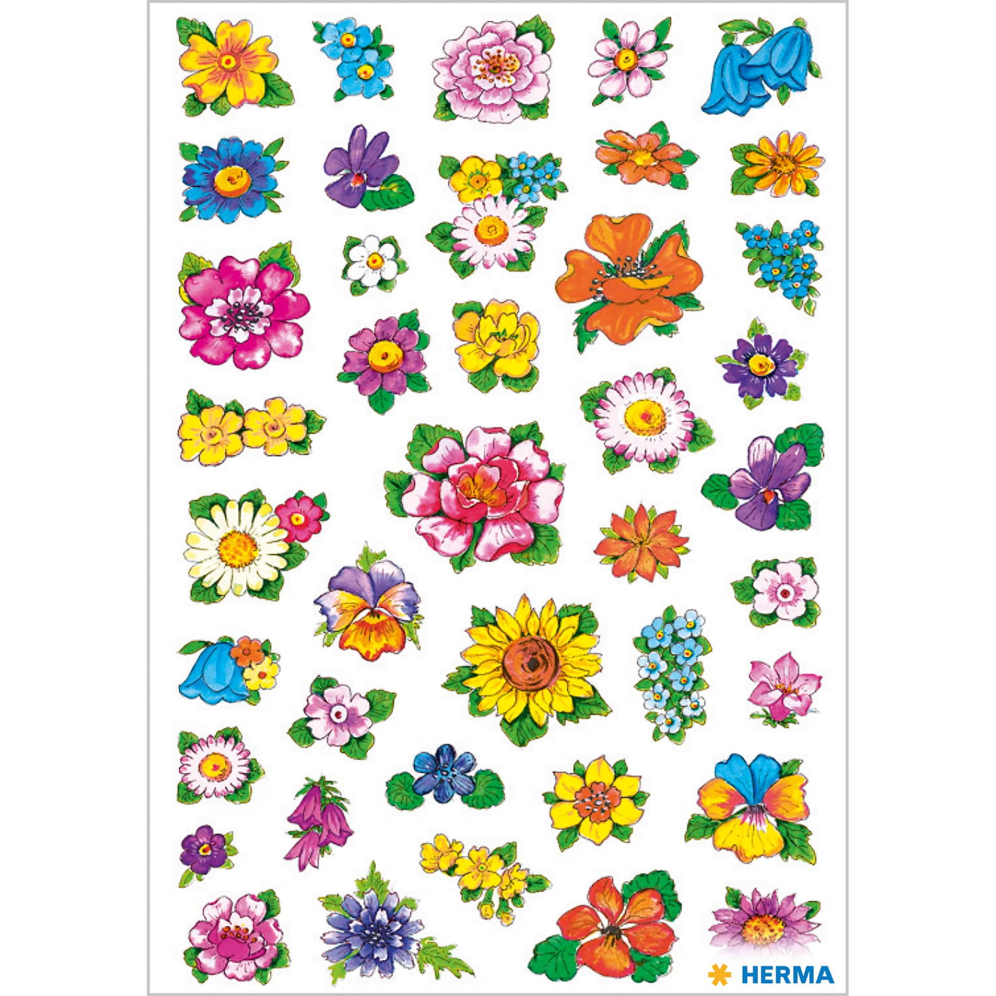 HERMA Schmucketiketten, Decor – 84 × 120 mm – mehrfarbig – 123 Stk.