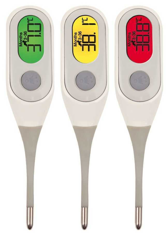 Braun Digitalfieberthermometer – Age Precision, 8 s, BPA-frei, für Axillar, Oral, Rektal