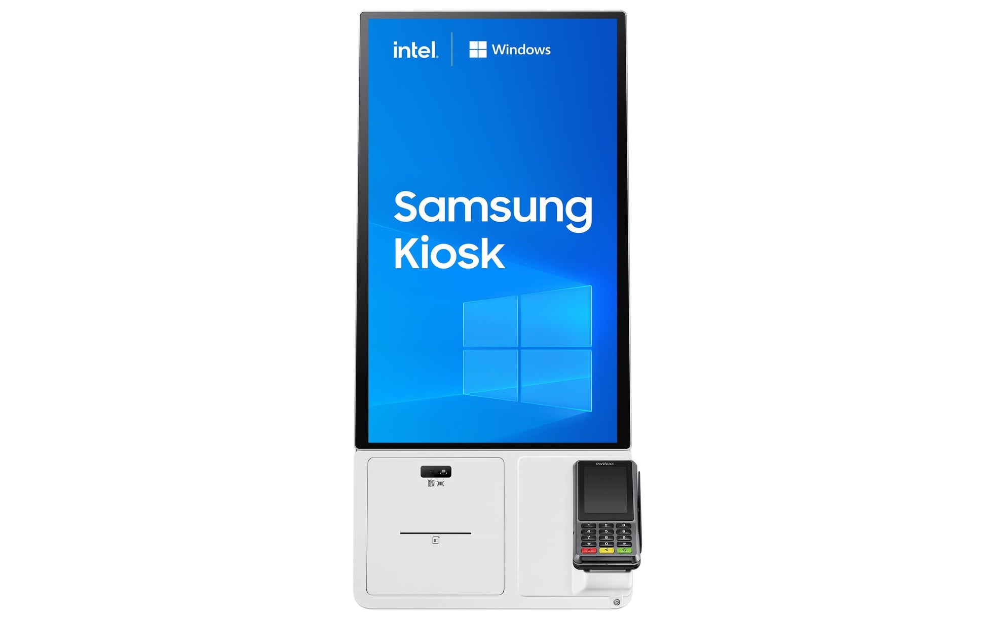 Samsung KM24C – Kiosk-Terminal 24" (16:9) FHD (1920×1080) – Windows – PCAP-Touch, weiss