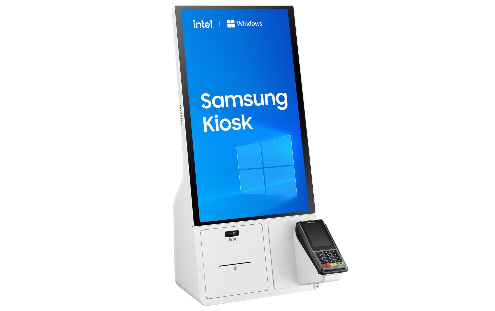 Samsung KM24C – Kiosk-Terminal 24" (16:9) FHD (1920×1080) – Windows – PCAP-Touch, weiss