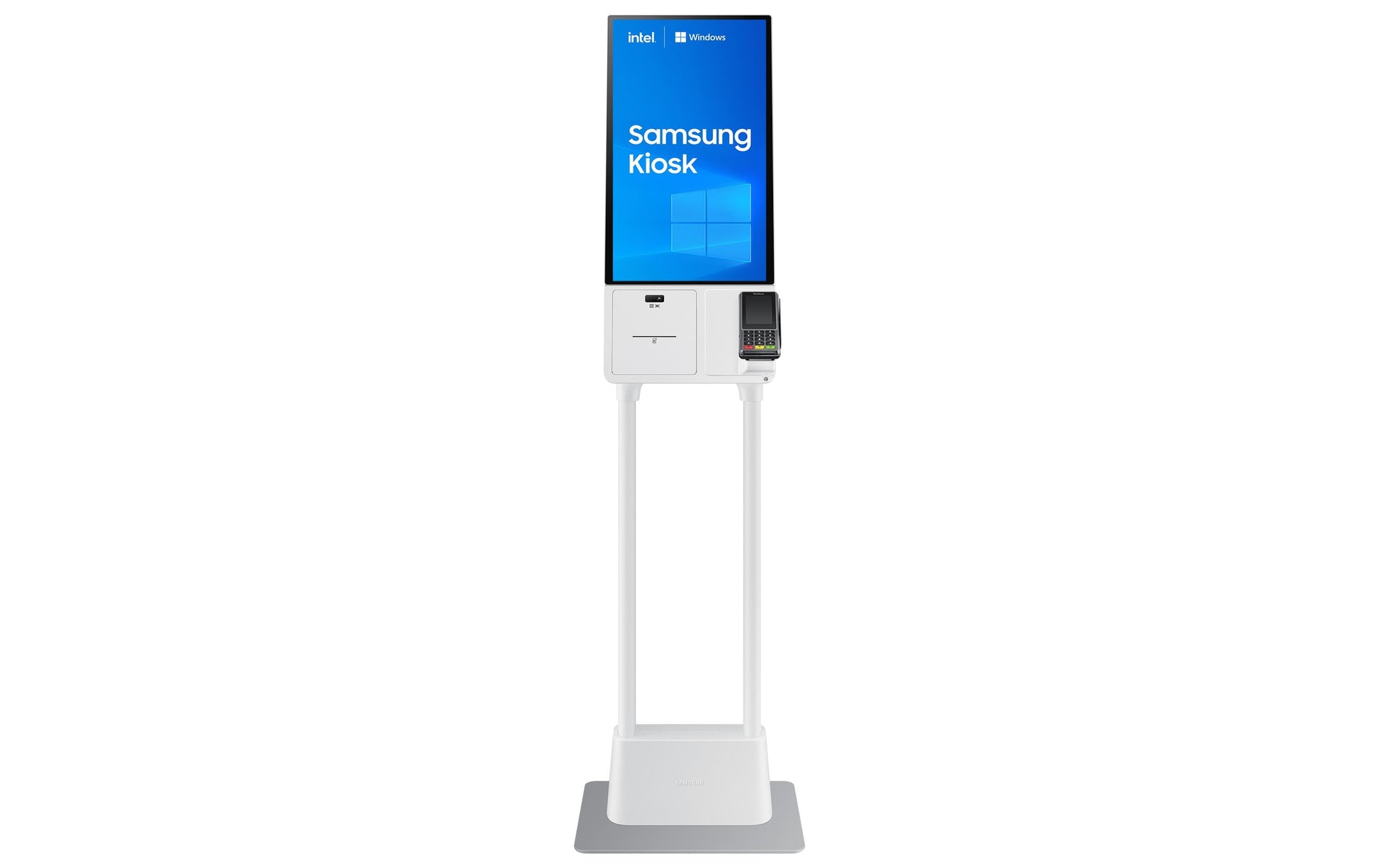 Samsung KM24C – Kiosk-Terminal 24" (16:9) FHD (1920×1080) – Windows – PCAP-Touch, weiss
