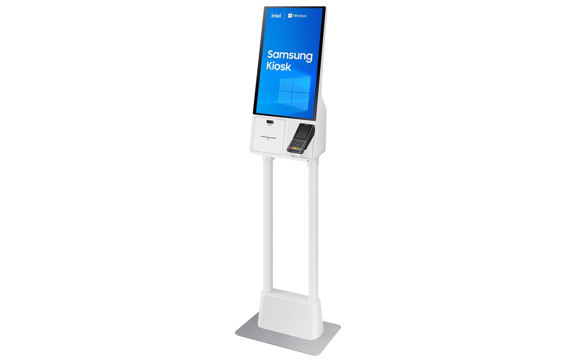 Samsung KM24C – Kiosk-Terminal 24" (16:9) FHD (1920×1080) – Windows – PCAP-Touch, weiss