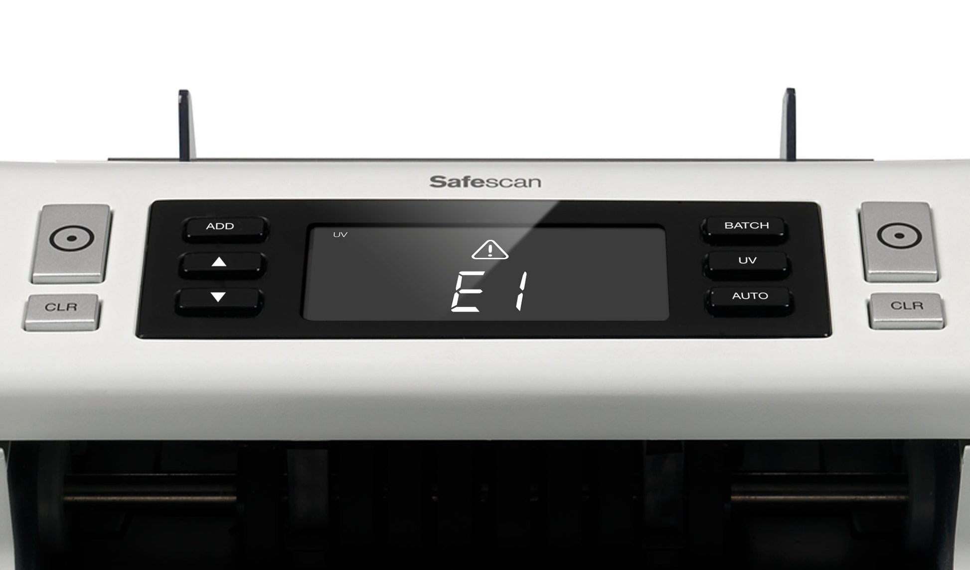 Safescan Banknotenzähler – 29,5 × 25 × 18,4 cm – Grau