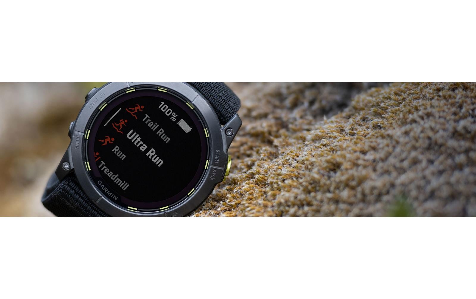 Garmin Enduro 2 Sapphire – GPS-Smartwatch – 51 mm, 1,4", MIP, Saphirglas, 10 ATM, Schwarz, Nylonarmband
