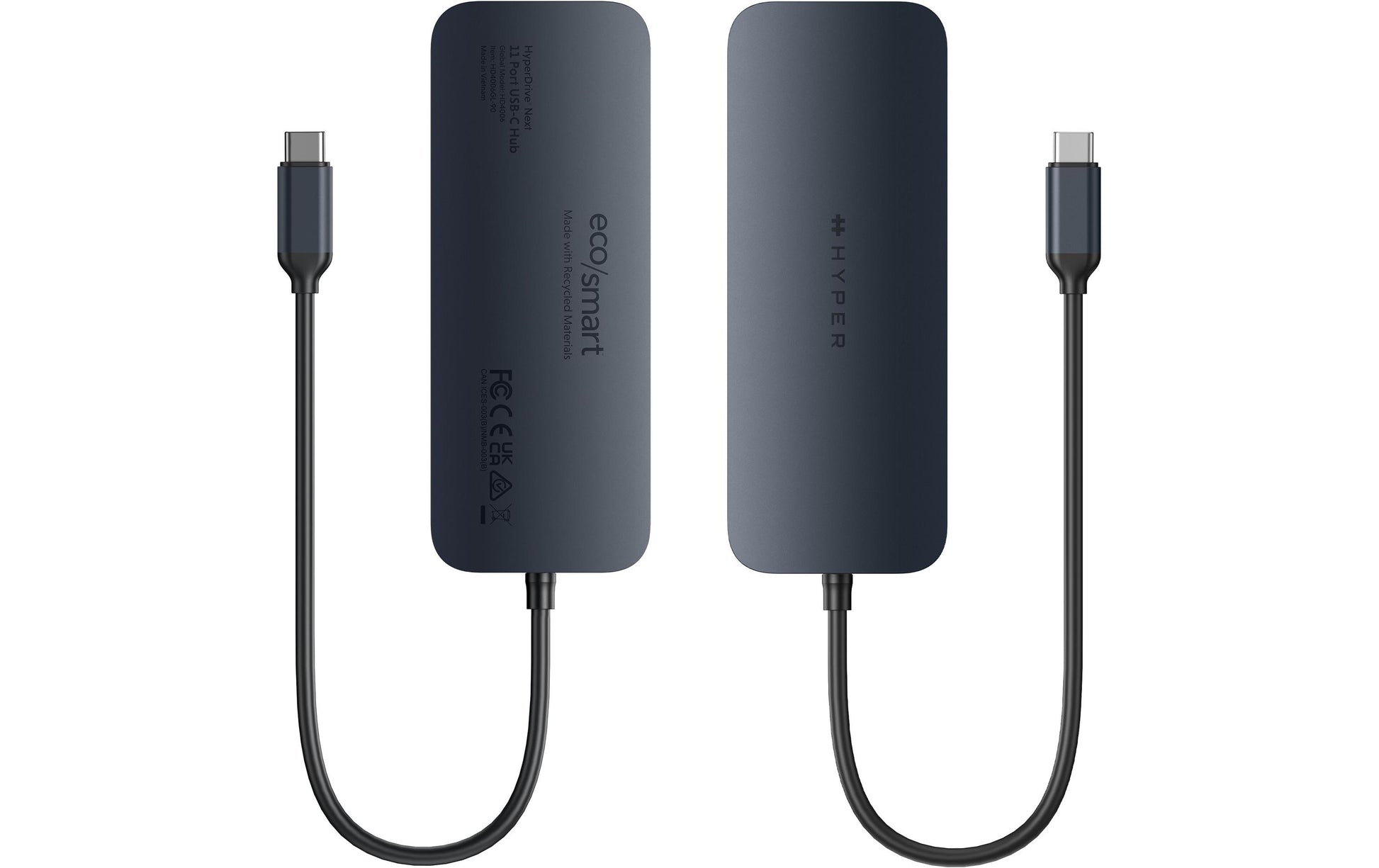 HYPER HD4006GL USB-Hub – USB-C, 2× HDMI, 2× USB-A, 3× USB-C, 140 W PD, GbE, für Windows/Mac/ChromeOS