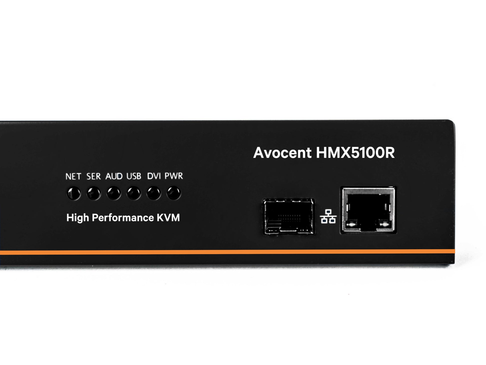Vertiv HMX RX – KVM-Extender-Empfänger, 1-Port, DVI-D – 1920 × 1200/60 Hz, USB 2.0-Hub, Audio, SFP, 1U-Rack