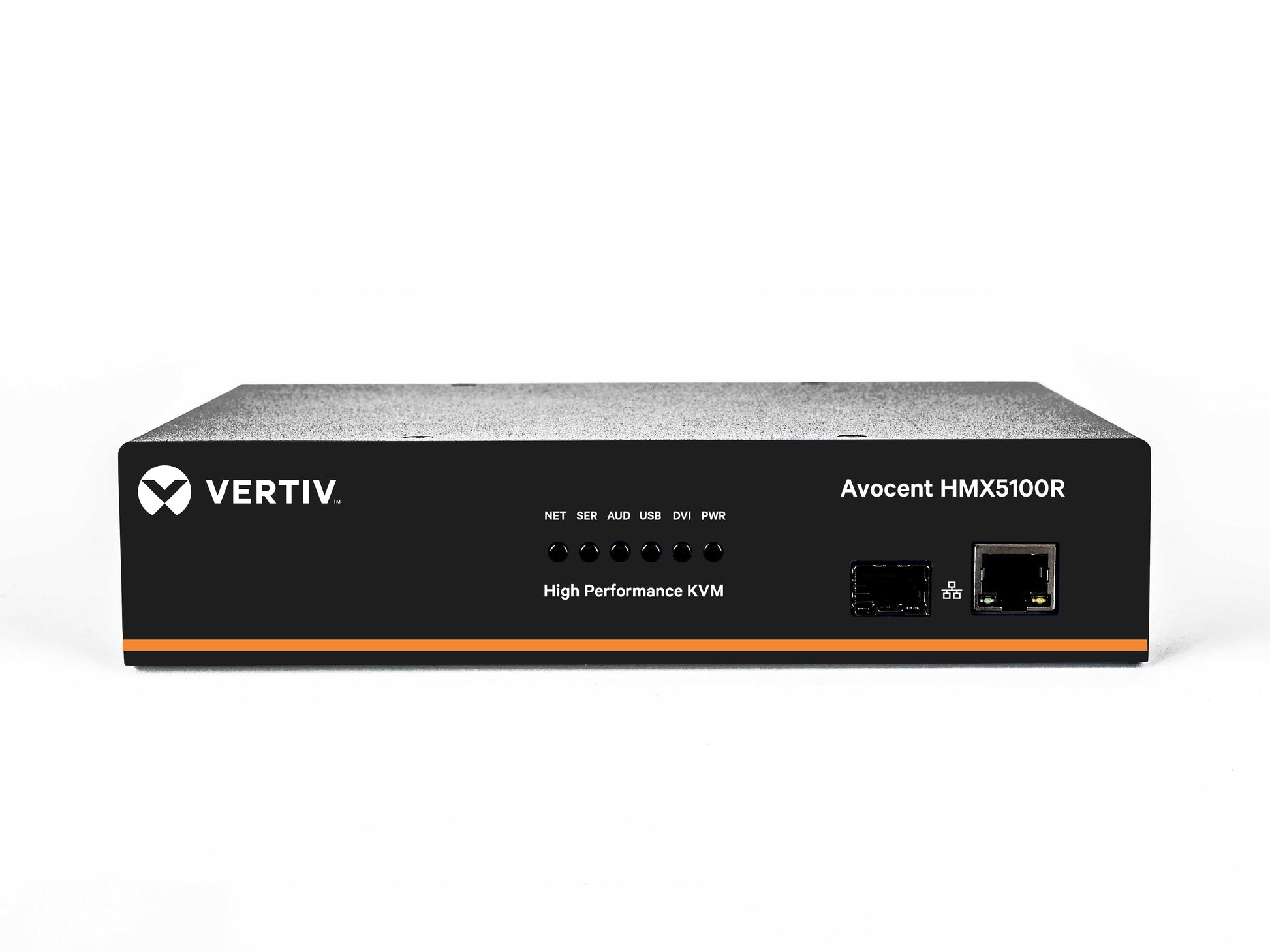 Vertiv HMX RX – KVM-Extender-Empfänger, 1-Port, DVI-D – 1920 × 1200/60 Hz, USB 2.0-Hub, Audio, SFP, 1U-Rack