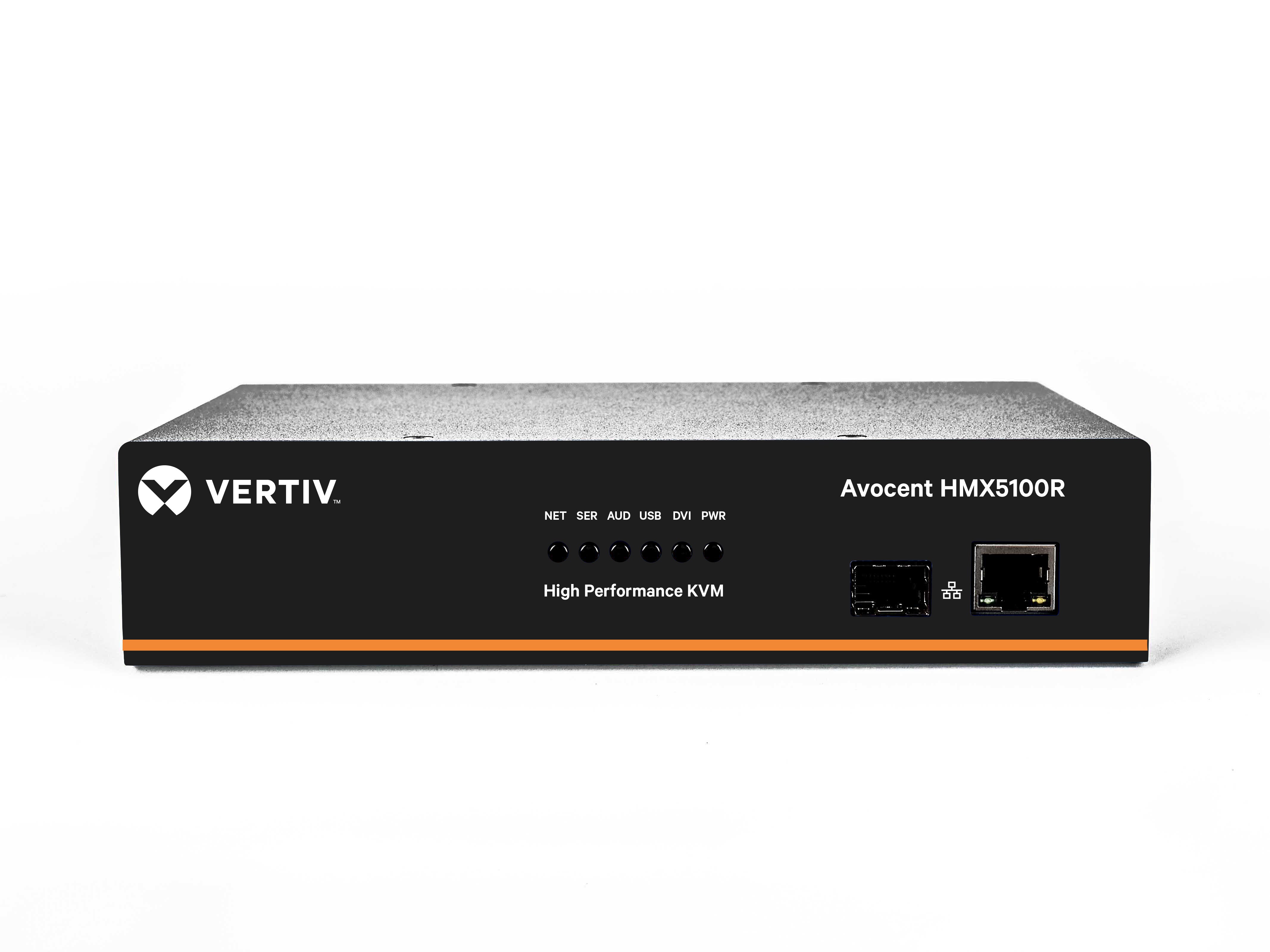 Vertiv HMX RX – KVM-Extender RX DVI-D – 1920 × 1200/60 Hz, USB 2.0, Audio, SFP/Faser, Rack 1U