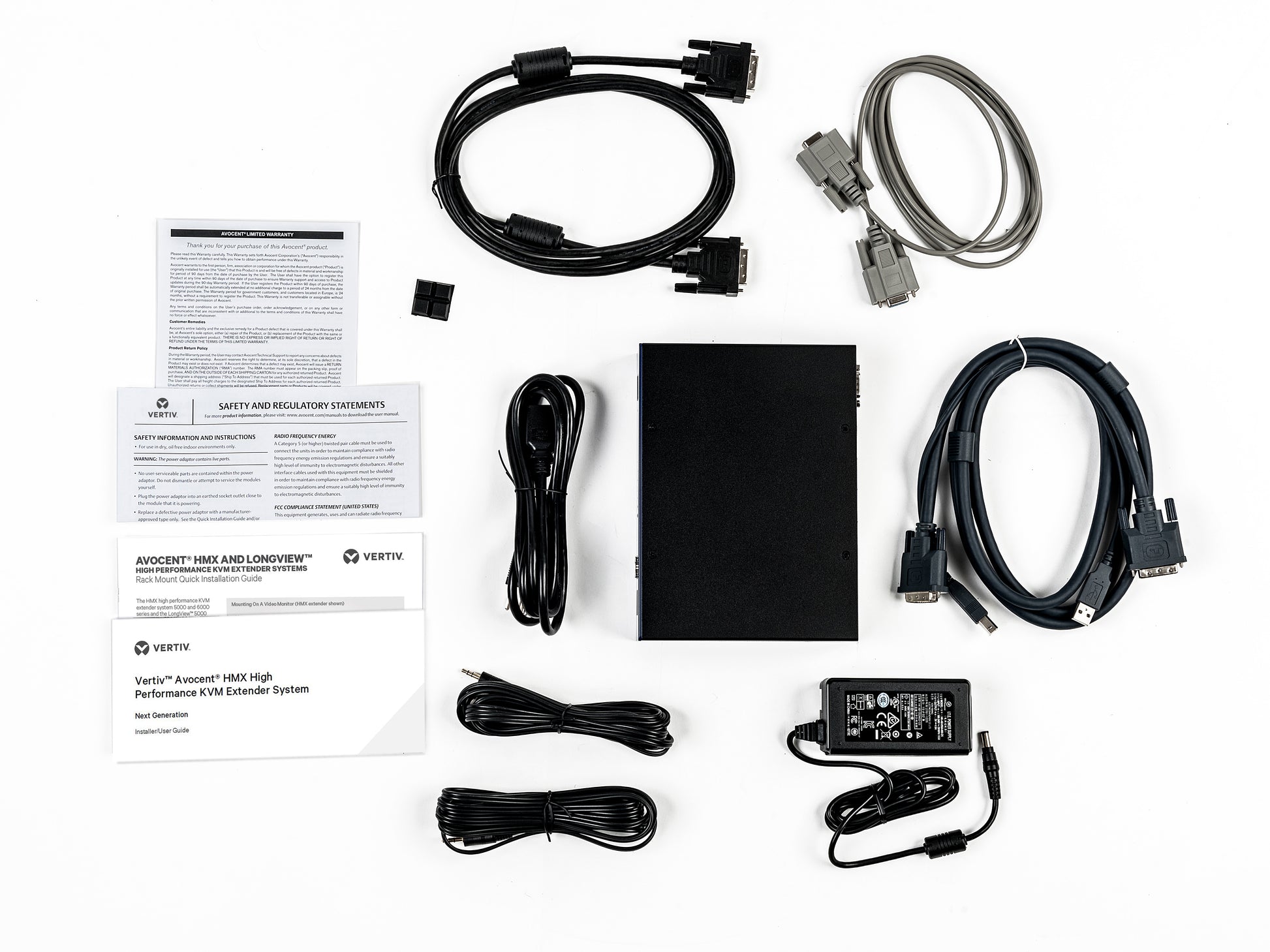 Vertiv Avocent HMX TX – KVM-Extender TX DVI-D Dual – 1920 × 1200/60 Hz, Audio, SFP, KVM-over-IP (VNC), Rack 1U
