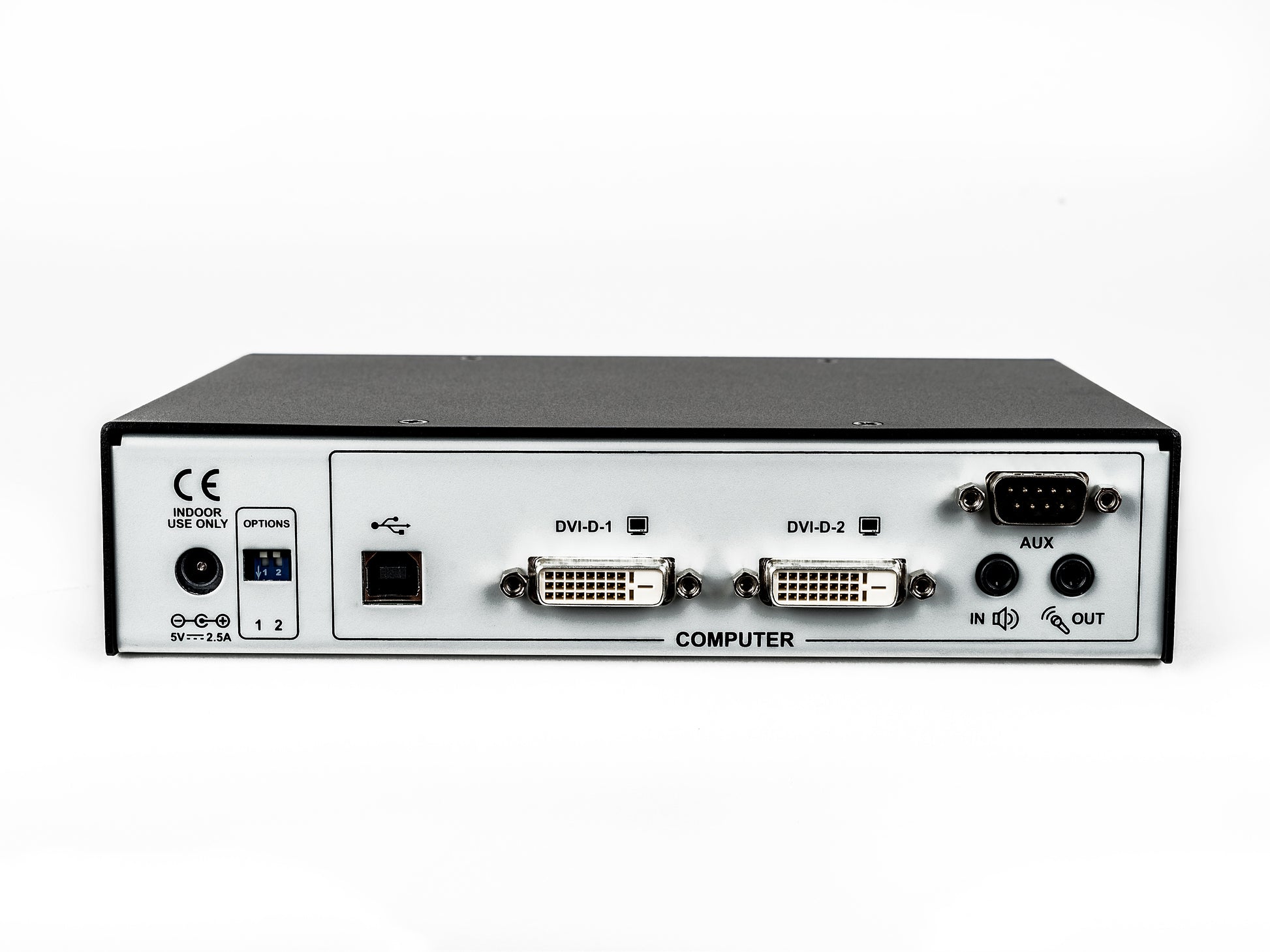 Vertiv HMX TX – KVM-Extender TX Dual-View DVI-D – 1920 × 1200/60 Hz, USB 2.0, Audio, SFP, Rack 1U