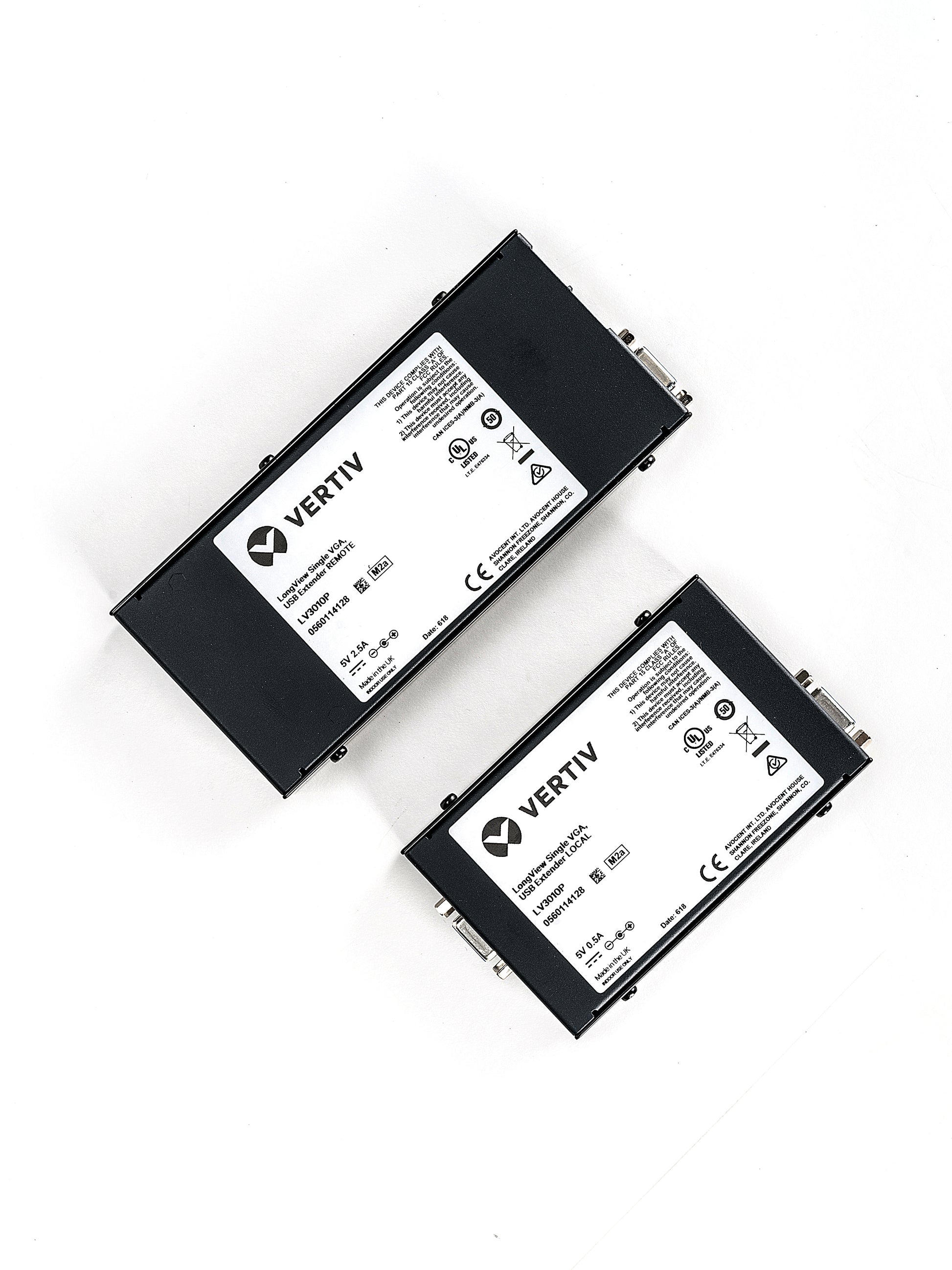 Vertiv LongView Single – KVM-Extender-Set VGA – 1920 × 1200, USB, Audio, bis 300 m über Cat5/5e/6/7