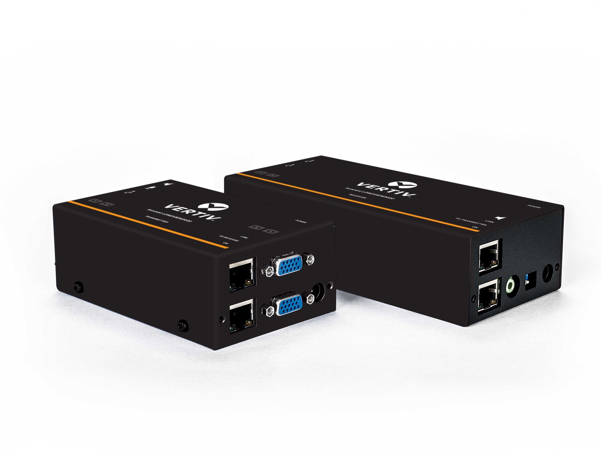 Vertiv LongView Dual – KVM-Extender-Set VGA, Dual-View – 1920 × 1200, USB, Audio, bis 300 m über Cat5/5e/6/7