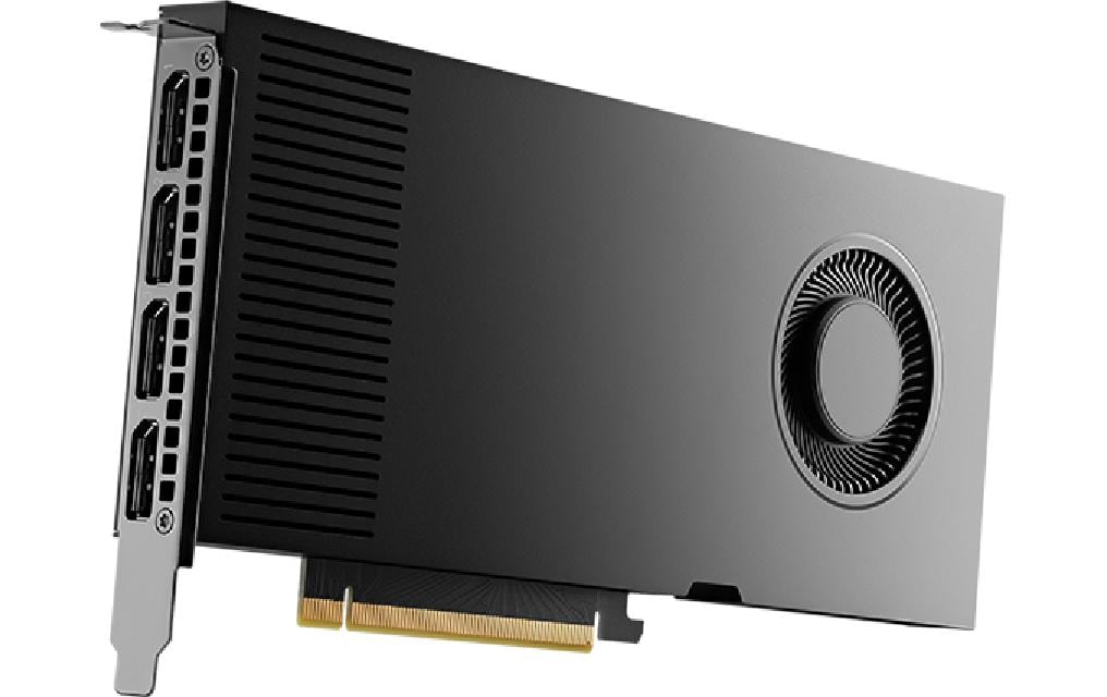 PNY RTX 4000 Ada 20 GB – PCIe Grafikkarte – 4×DisplayPort 1,4a, PCIe x16 4,0, 130 W