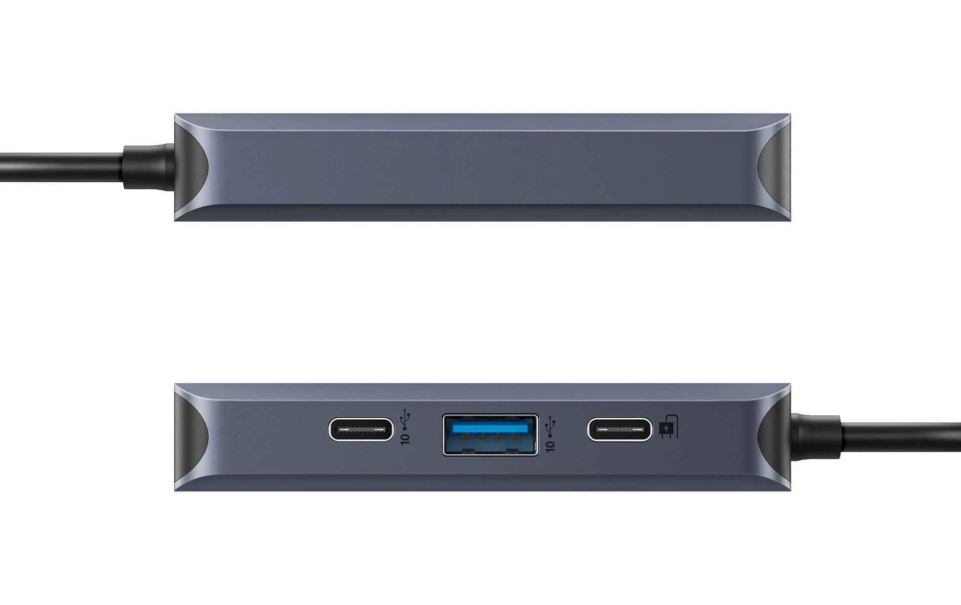 HYPER HD4001GL USB-Hub – USB-C, 1× HDMI, 1× USB-A, 100 W PD