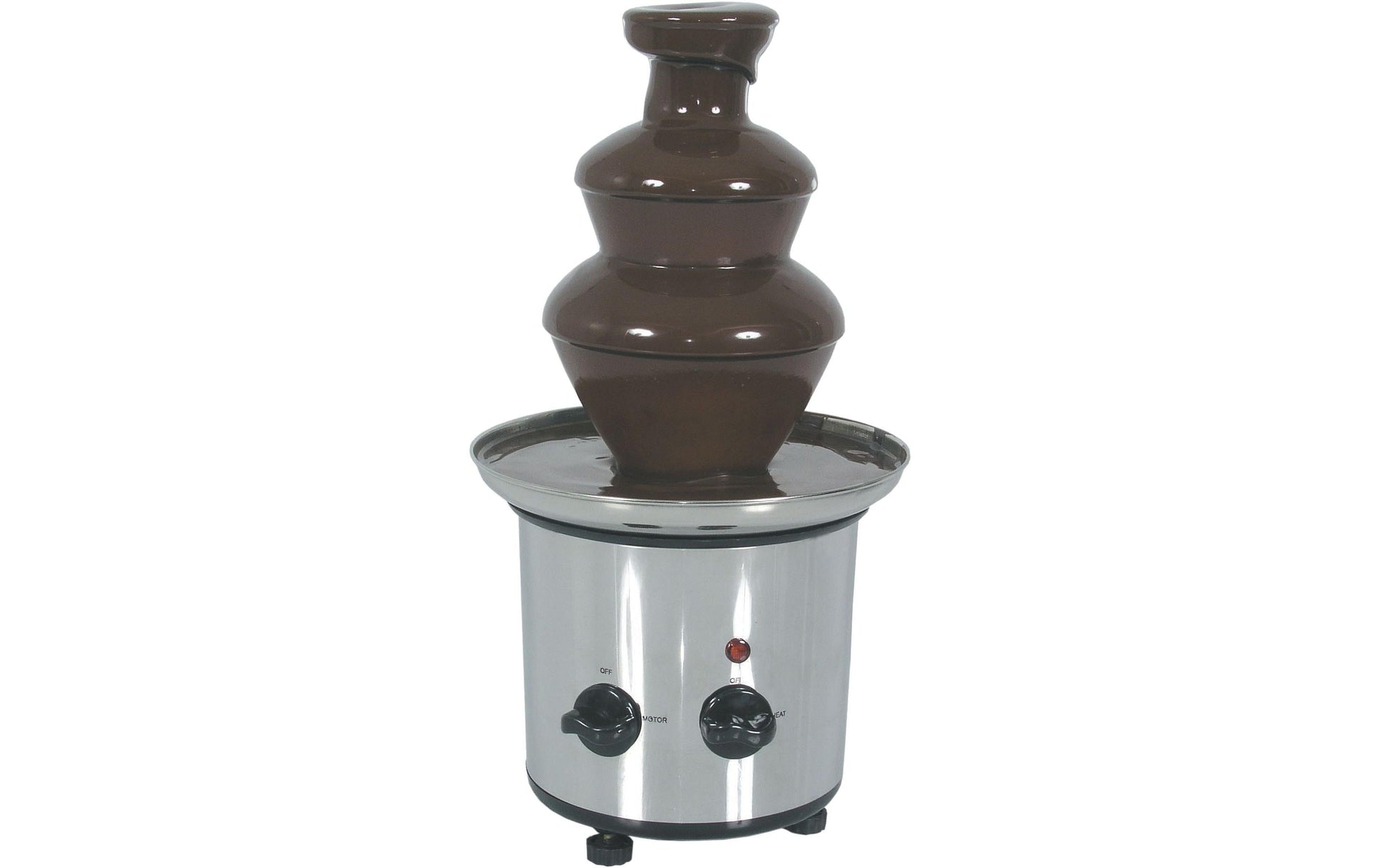 Nouvel Schokoladenbrunnen 306815 – 750 g, 3 Etagen, 170 W – silber/edelstahl