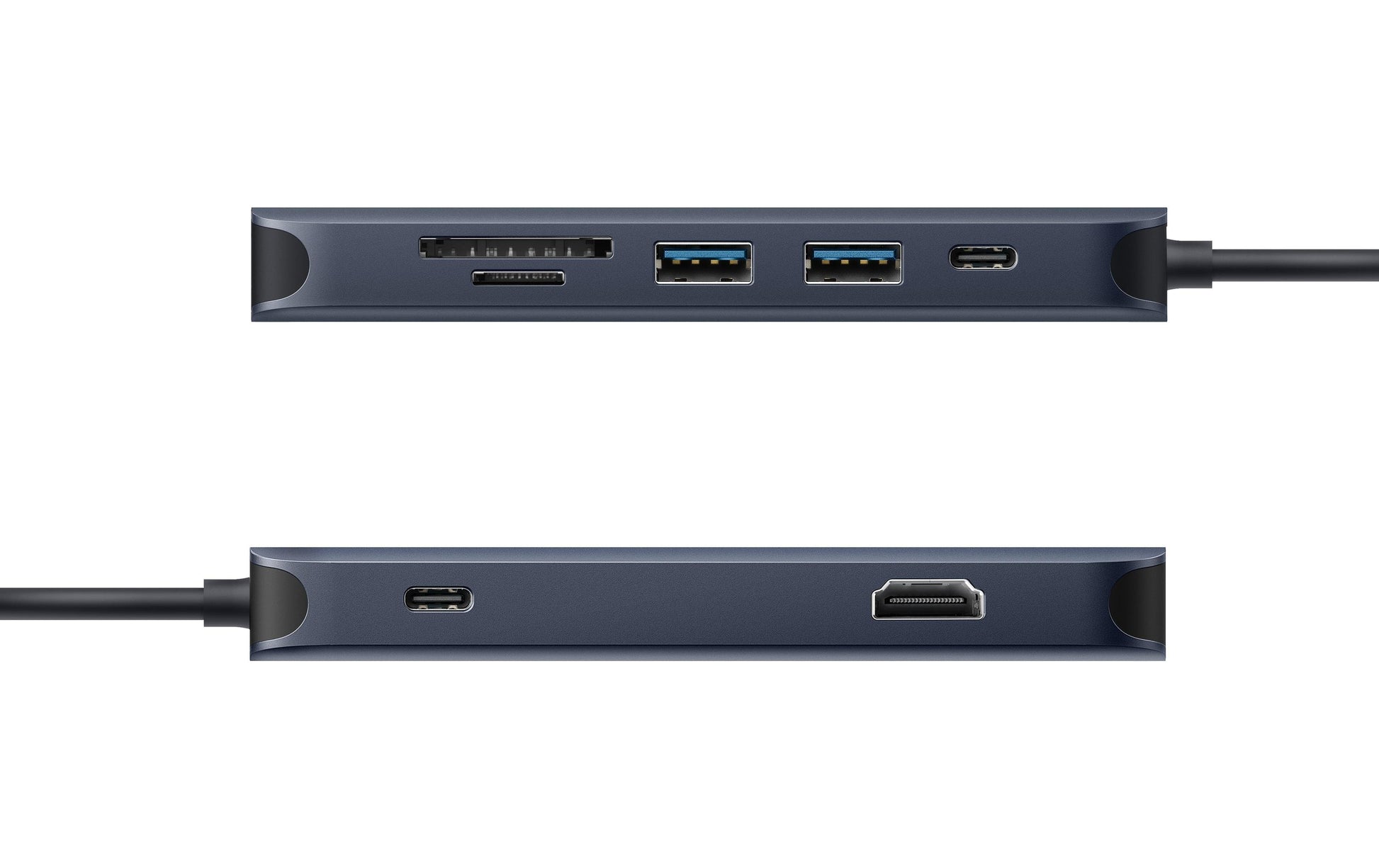 HYPER HD4004GL USB-Hub – USB-C, 1× HDMI, 2× USB-A, 2× USB-C, 140 W PD, GbE, für Windows/Mac/ChromeOS