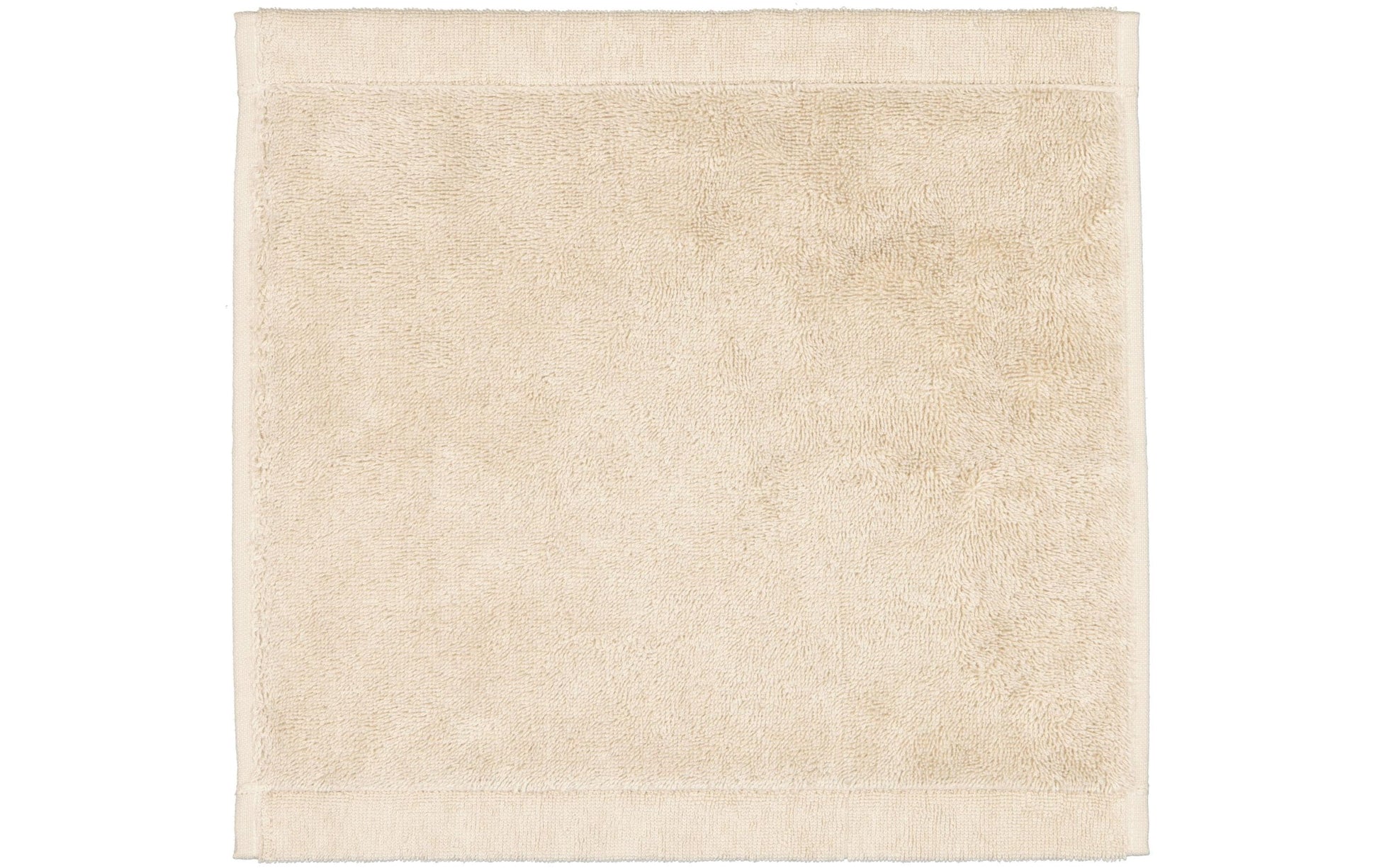 Cawö Waschlappen Lifestyle Uni – 30×30 cm, Baumwolle, Beige