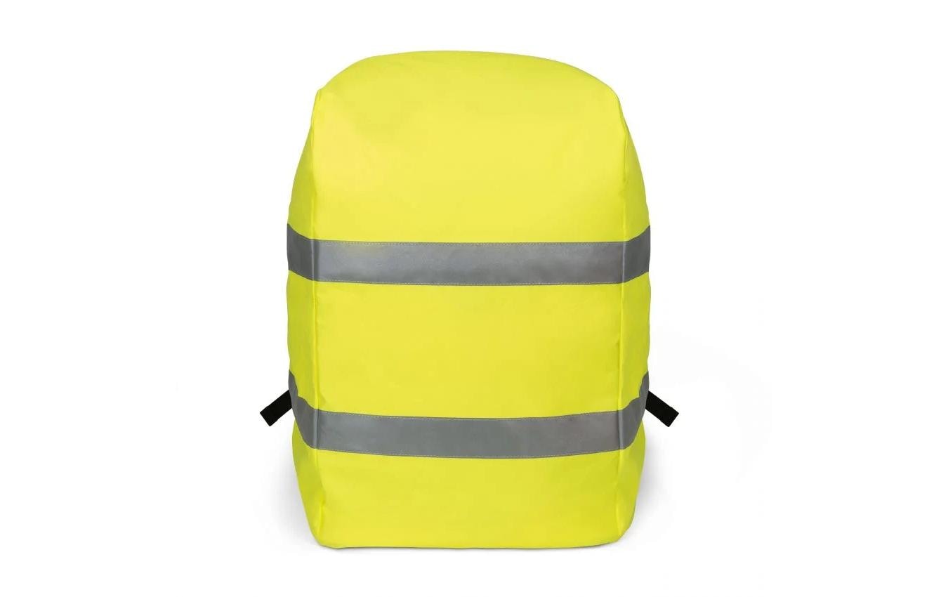 DICOTA Rucksack-Regenschutz – reflektierend, wasserfest – für Rucksäcke bis 610×290×388 mm – 65 l – Gelb