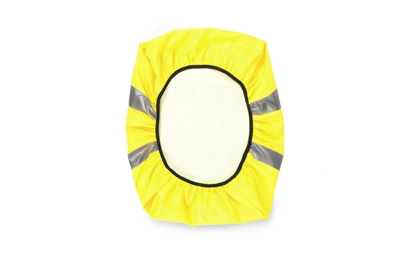 DICOTA Rucksack-Regenschutz – reflektierend – für Rucksäcke bis 320 × 455 × 220 mm – 25 l – Gelb
