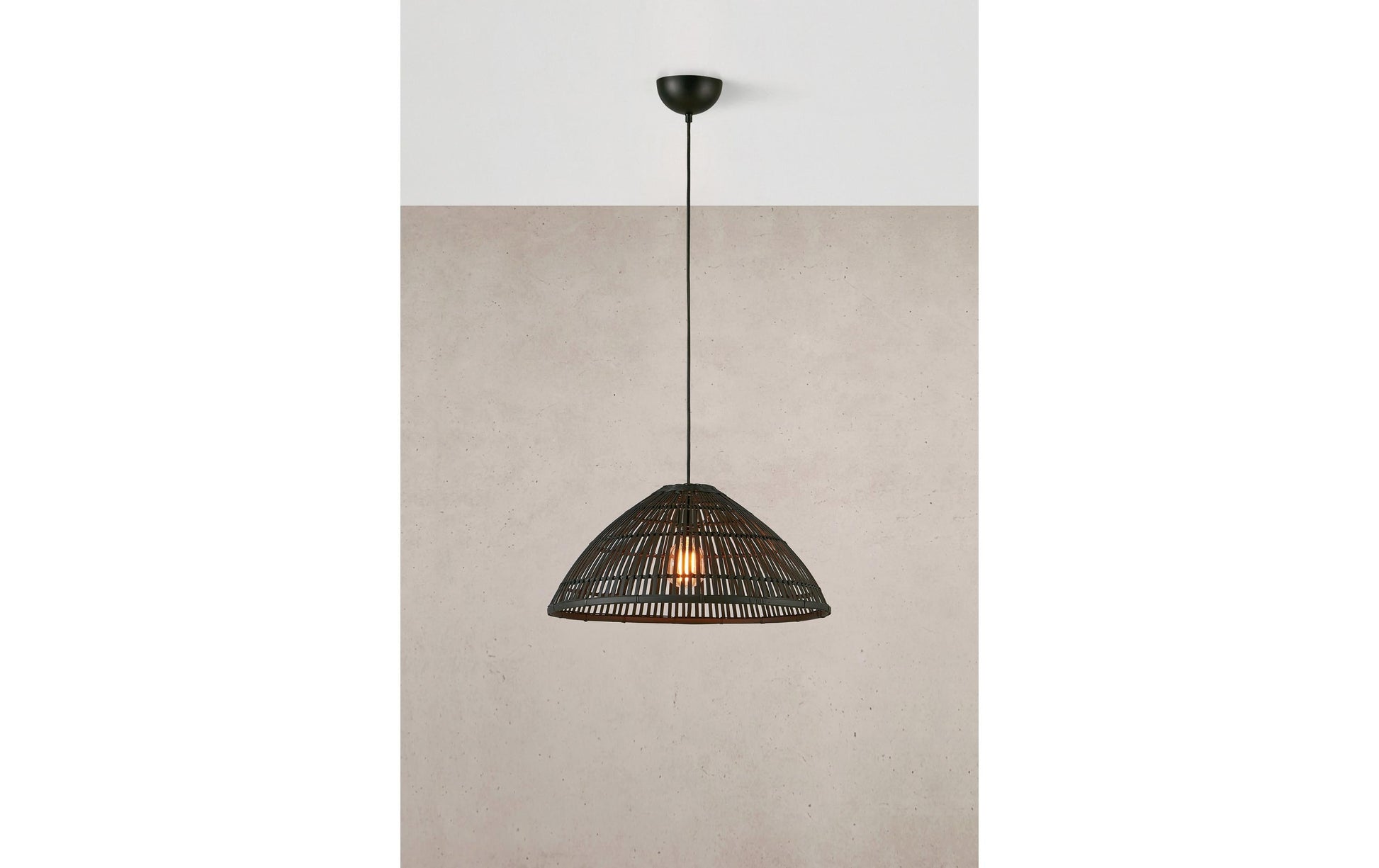 Markslöjd Deckenleuchte CAPELLO – Ø 58 × 27 cm, 40 W, schwarz matt, exkl. E27
