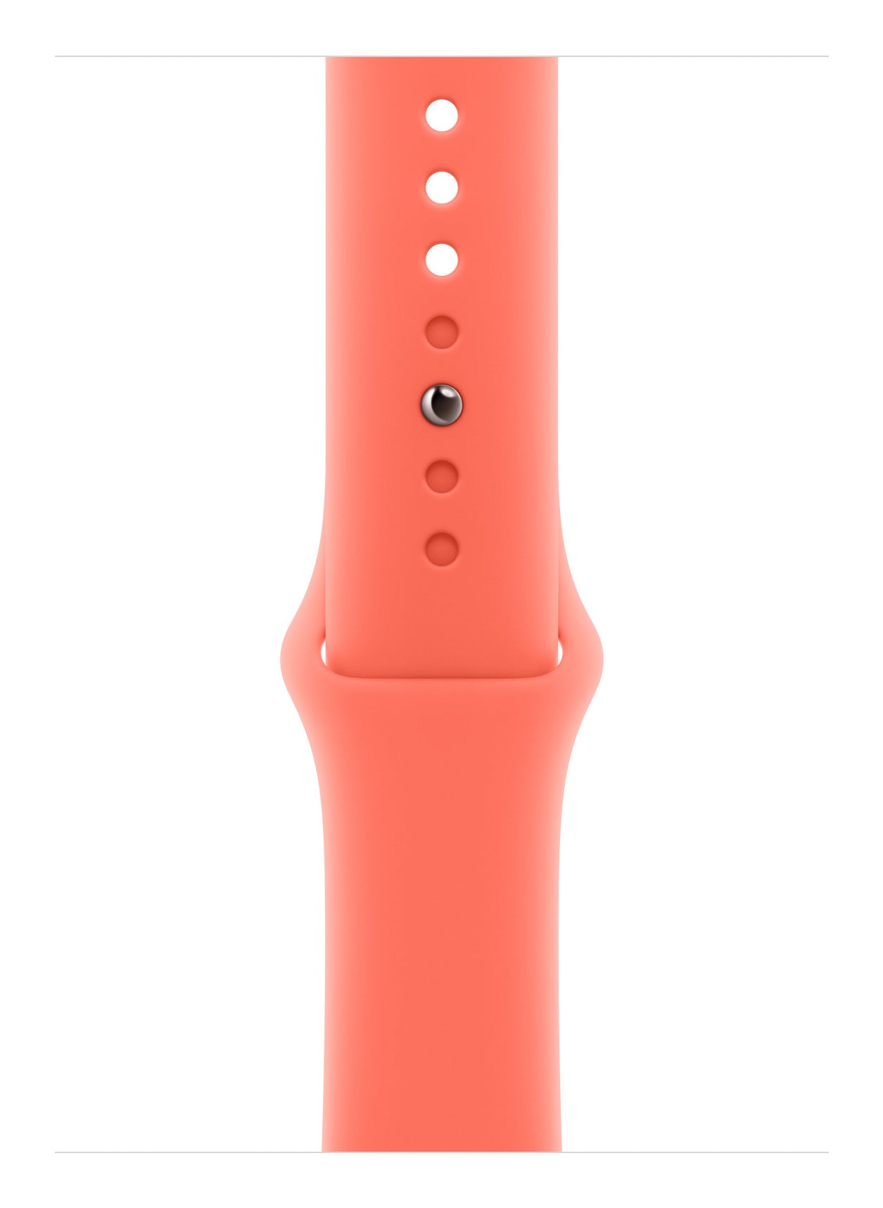 Apple Tangerine Sport Band – Armband – für Apple Watch 46 mm, Tangerine, M/L, Kunststoff