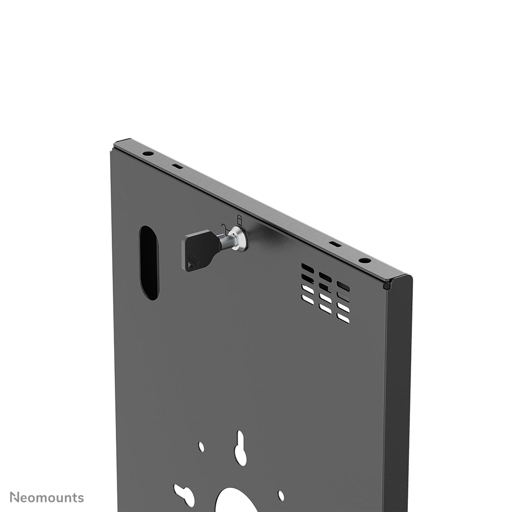Neomounts Tablet-Wandhalterung – für bis zu 14,6", abschliessbar, VESA 75×75 – Schwarz