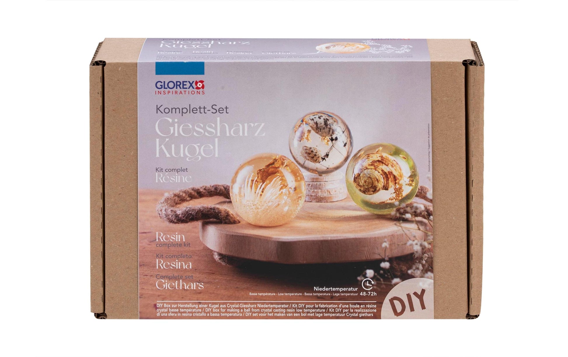 Glorex – Crystal-Giessharz Kugel – Giessharz-/Resin-Set