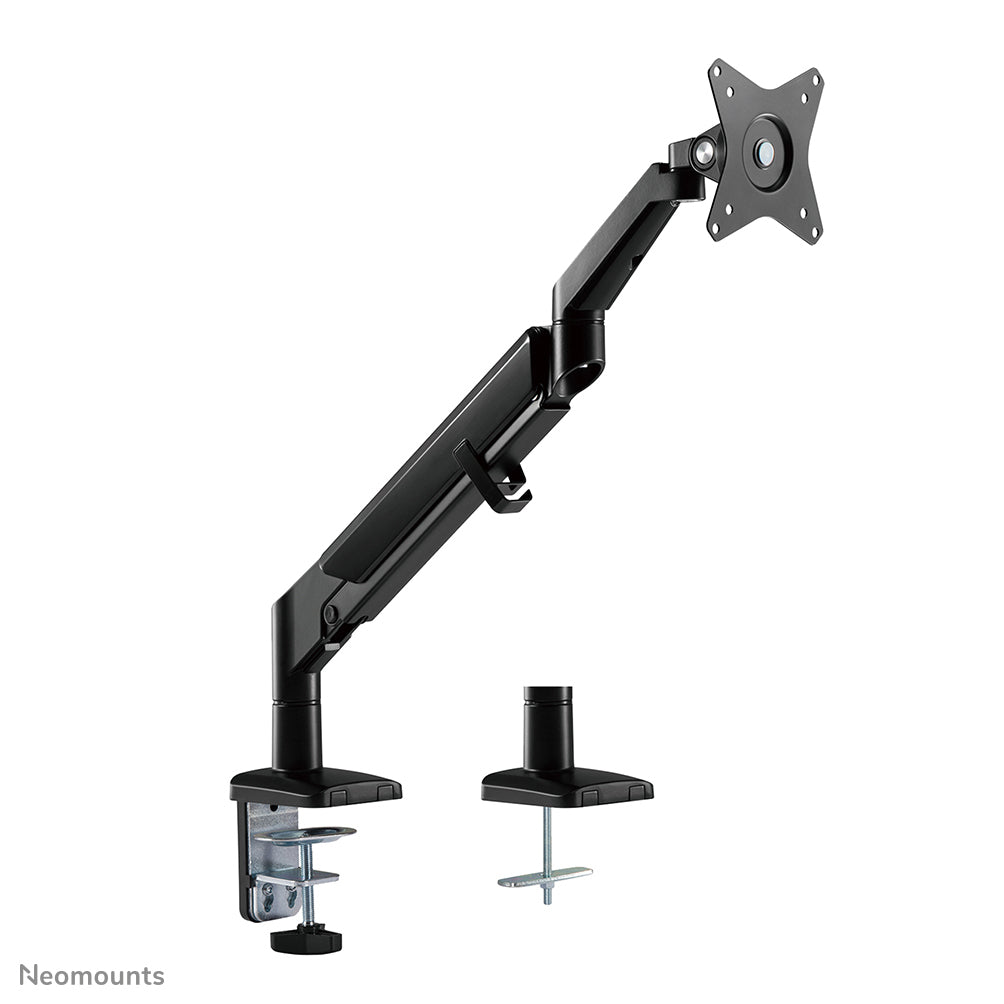Neomounts DS70-810BL1 – Monitorarm, Single, bis 32", 1–9 kg, gasunterstützt, 180°-Stopp, schwarz