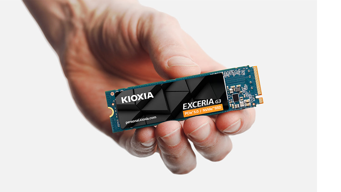 Kioxia EXCERIA G3 2TB – M.2 2280 NVMe PCIe 5.0, 10000 MB/s Lesen, 9600 MB/s Schreiben