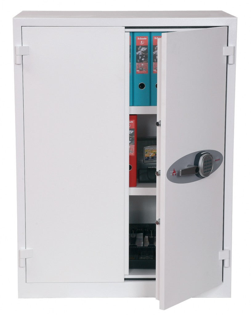Phoenix Safe Co. Phoenix Sicherheitsschrank FIRE RANGER FS1512E S2 – Elektronikschloss – 359 l – Feuerschutz 30 min – Weiss