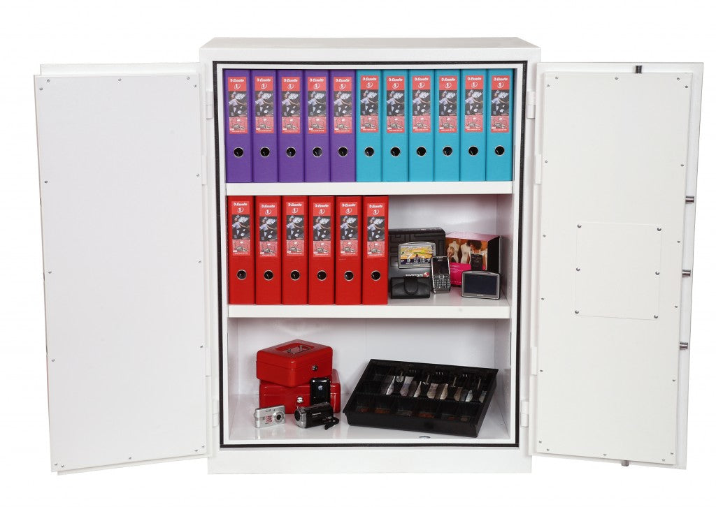 Phoenix Safe Co. Phoenix Sicherheitsschrank FIRE RANGER FS1512E S2 – Elektronikschloss – 359 l – Feuerschutz 30 min – Weiss