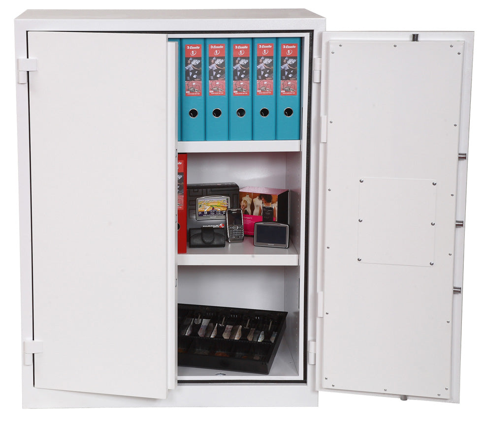Phoenix Safe Co. Phoenix Sicherheitsschrank FIRE RANGER FS1512E S2 – Elektronikschloss – 359 l – Feuerschutz 30 min – Weiss