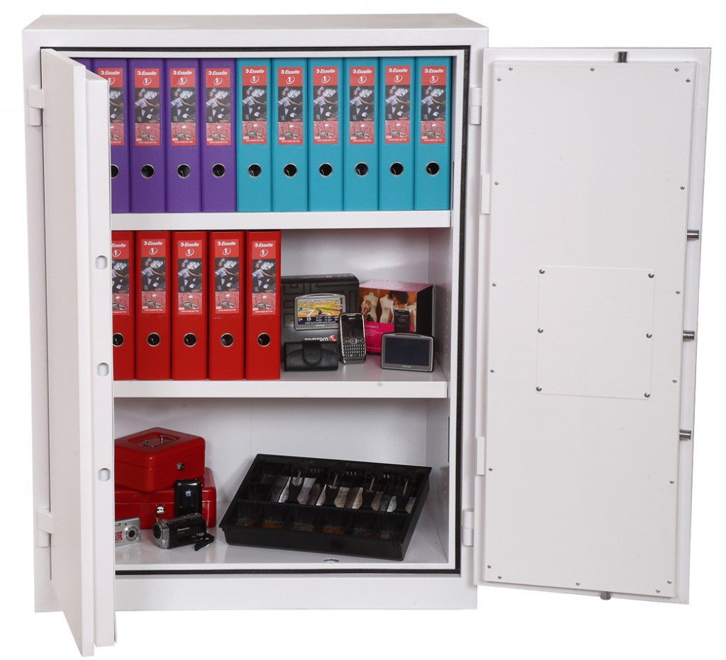 Phoenix Safe Co. Phoenix Sicherheitsschrank FIRE RANGER FS1512E S2 – Elektronikschloss – 359 l – Feuerschutz 30 min – Weiss